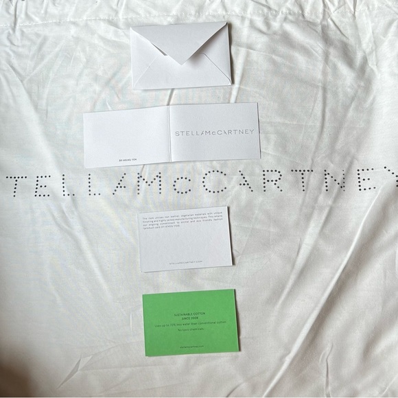 NWT + Dust Bag - Stella McCartney Metallic Raffia Small Falabella Tote - Picture 15 of 16